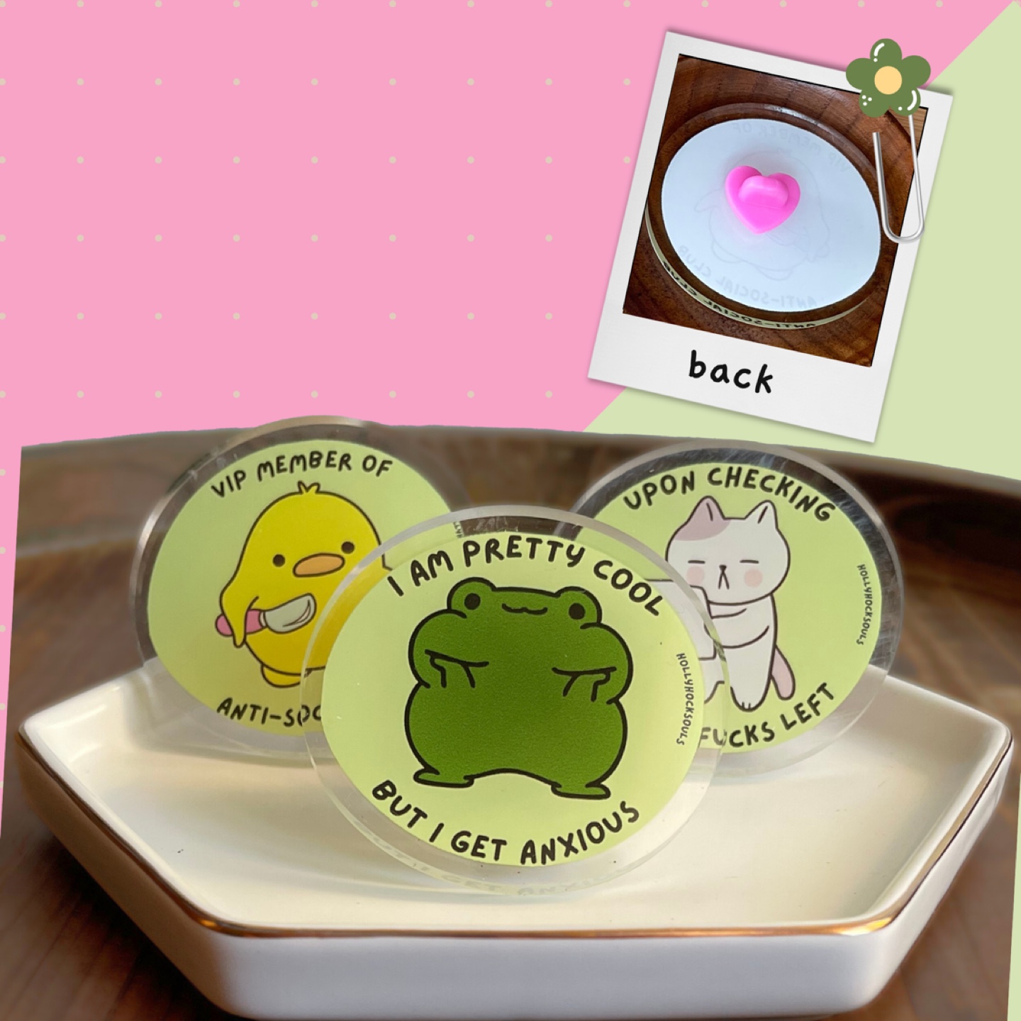 Funny Acrylic Pins