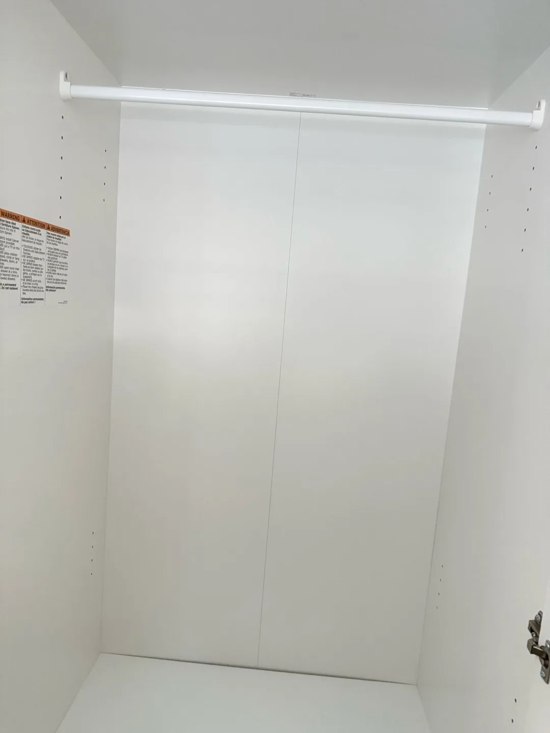 IKEA KLEPPSTAD Wardrobe - White image indicator(2)