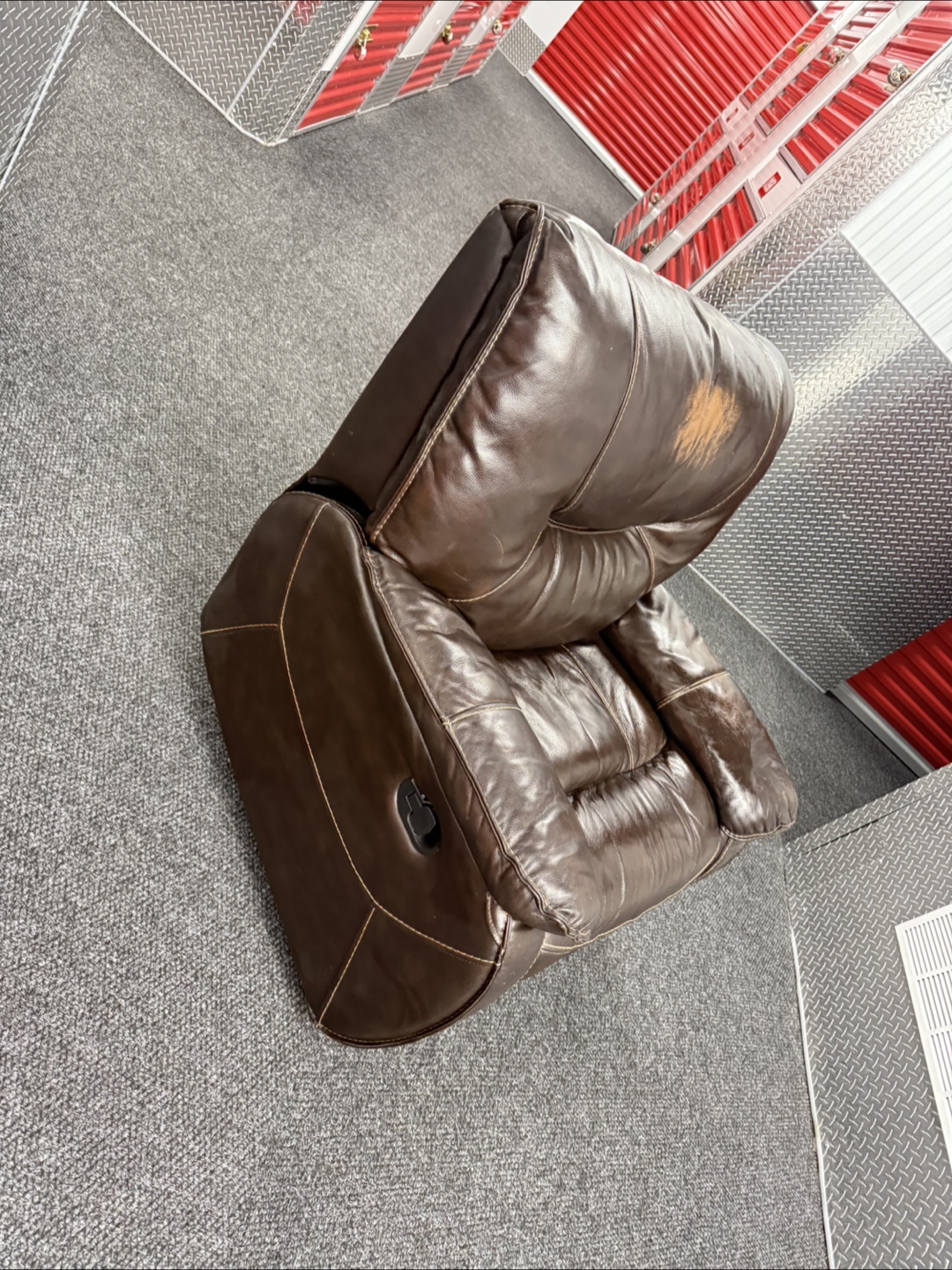 Free Brown Leather sofa