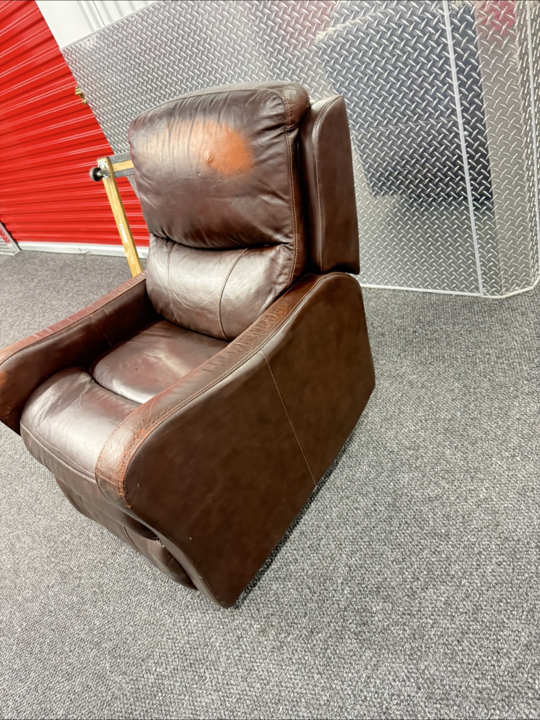 Brown Leather Chair - photo 2