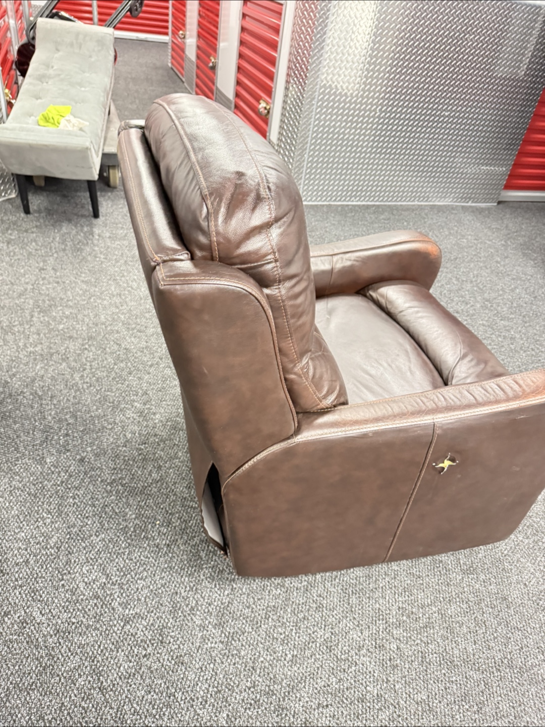 Brown Leather Chair - photo 5