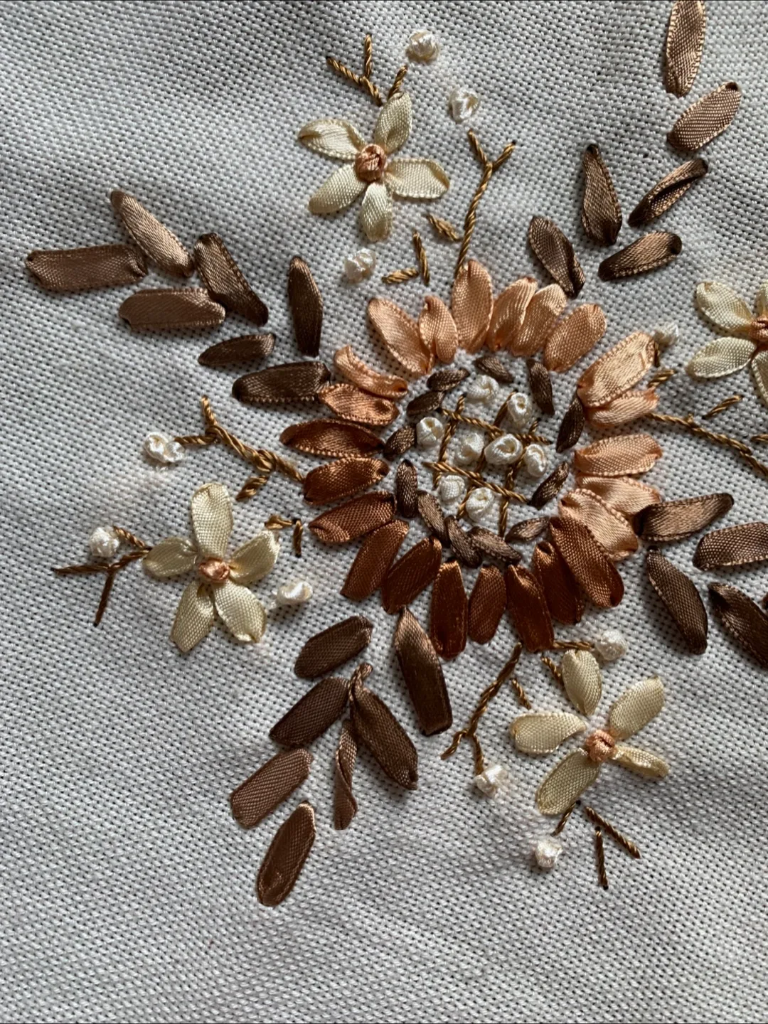 Hand embroidered table runner image indicator(8)