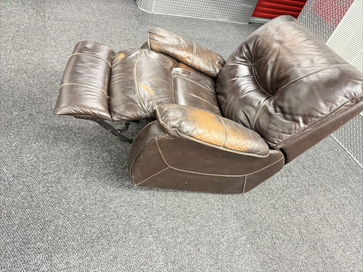 Brown Leather Recliner - photo 2
