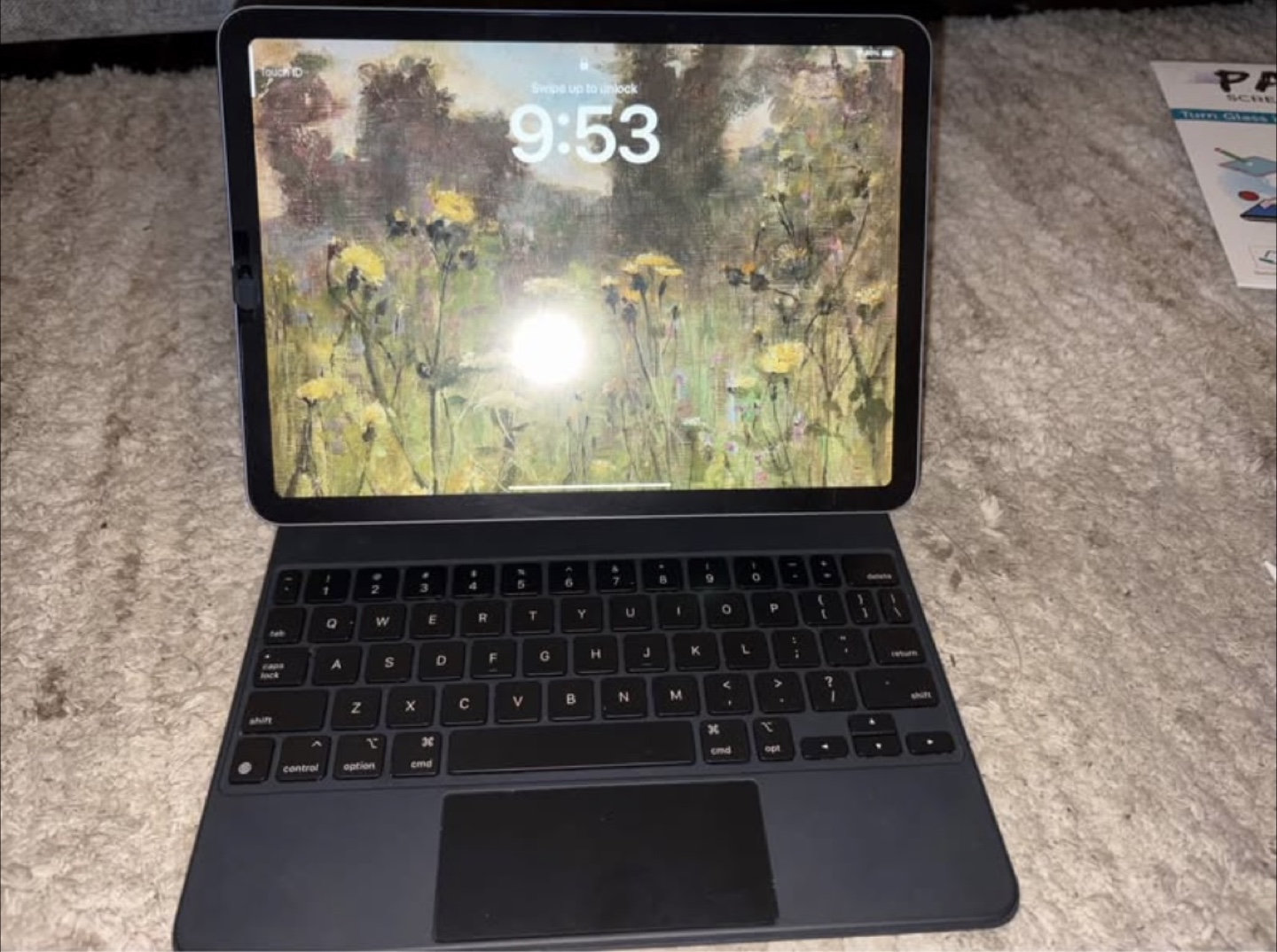 iPad Air 4, 256 GB with Magic Keyboard + accessories