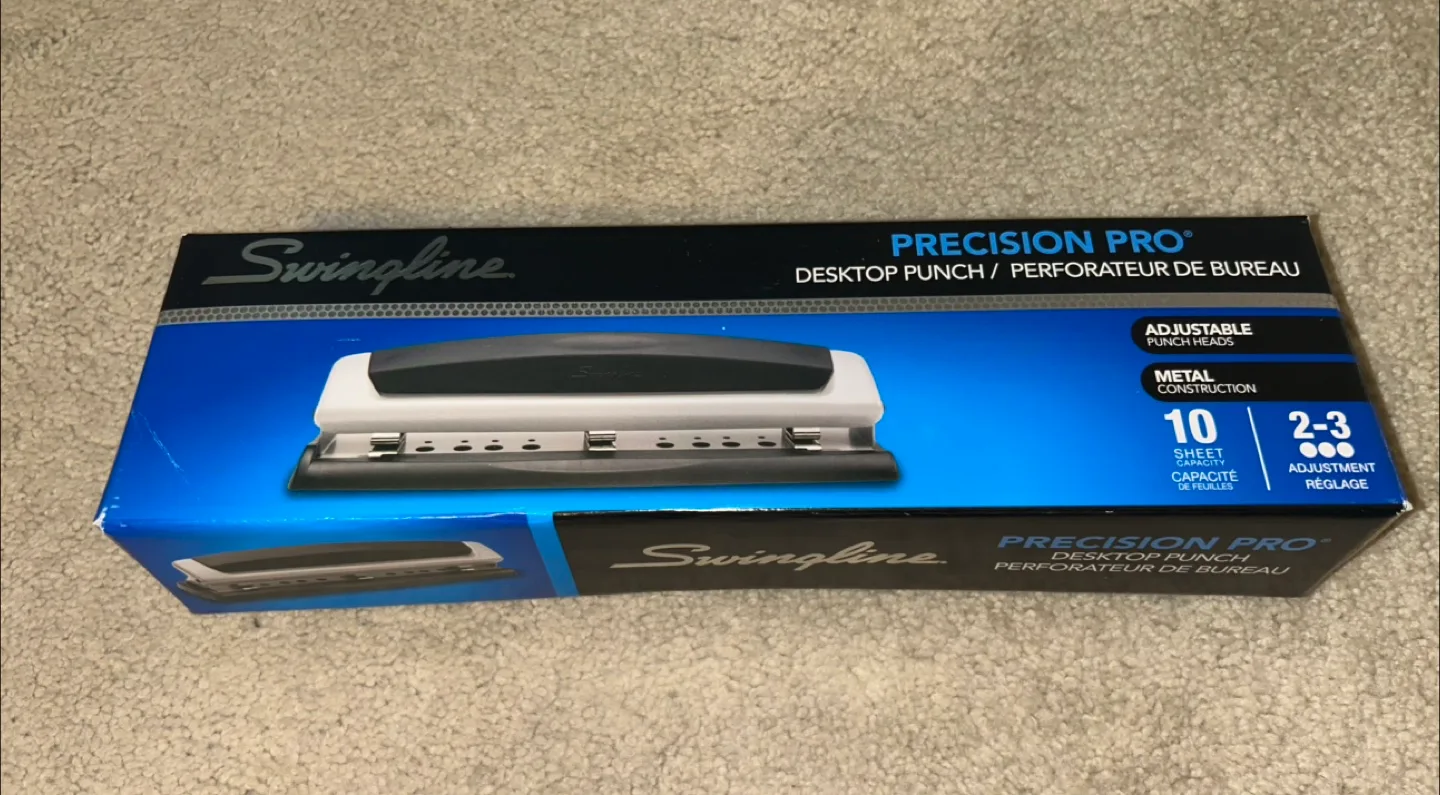 Swingline Precision Pro Desktop Punch thumbnail