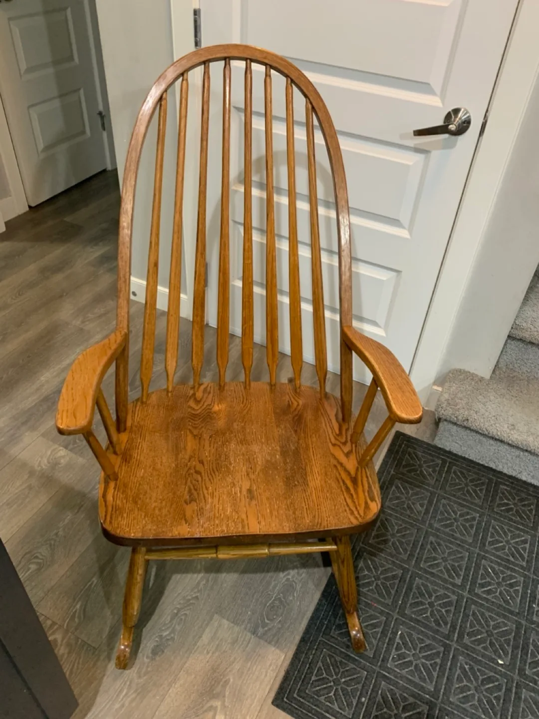 Wooden Rocking Chair thumbnail