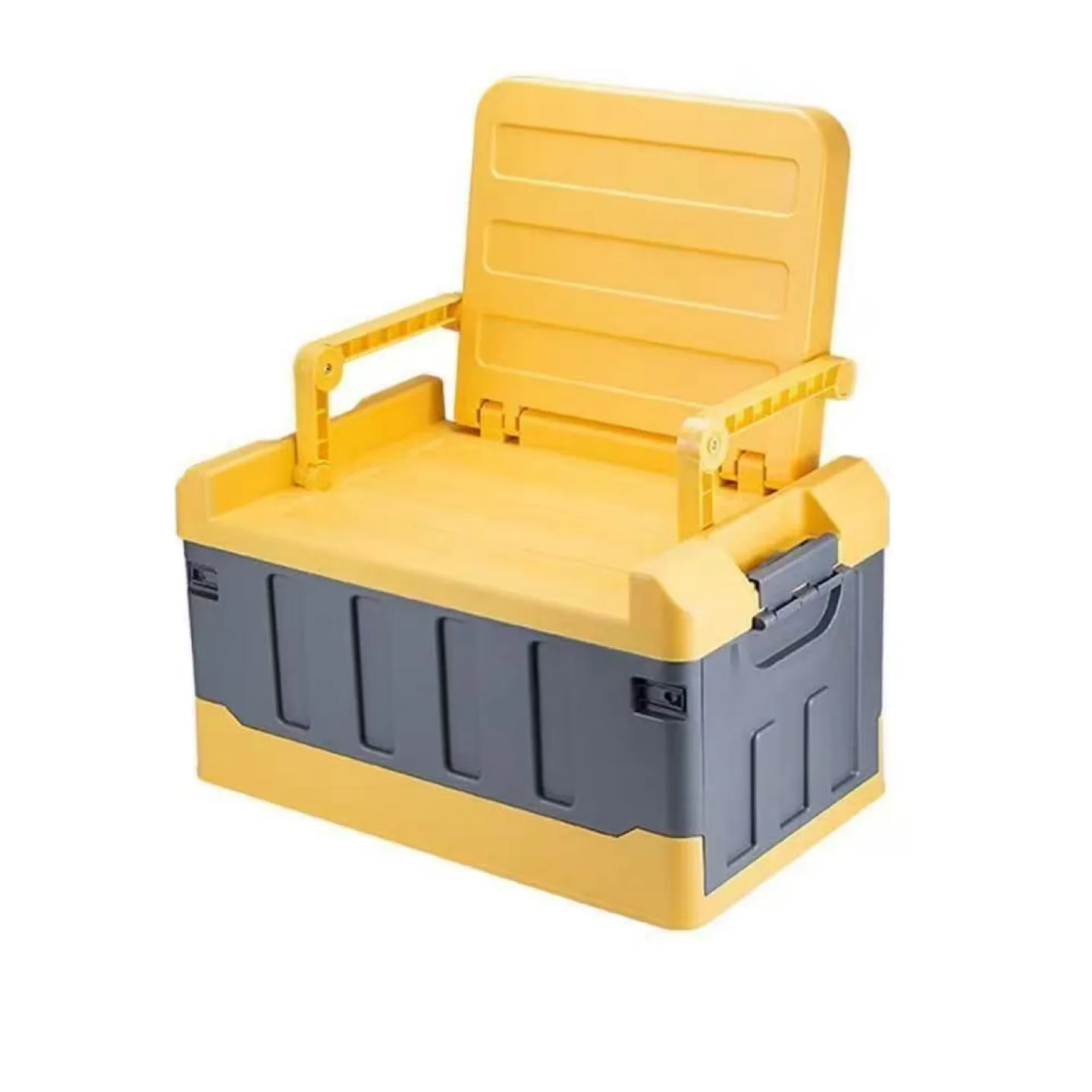 Brand New Multifunctional Folding Storage Box Yellow thumbnail