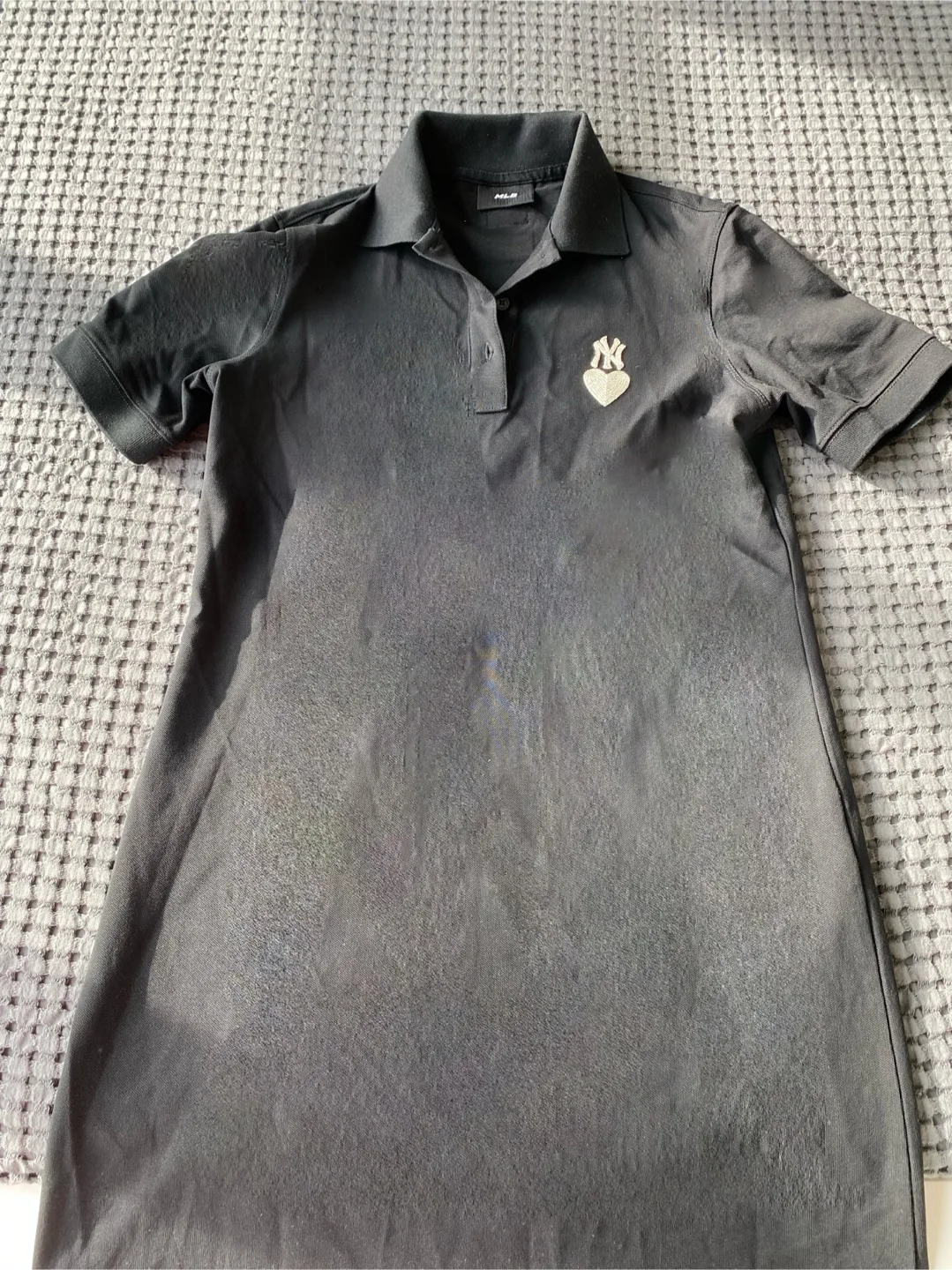 MLB. Black Polo Dress with NY Yankees Logo thumbnail