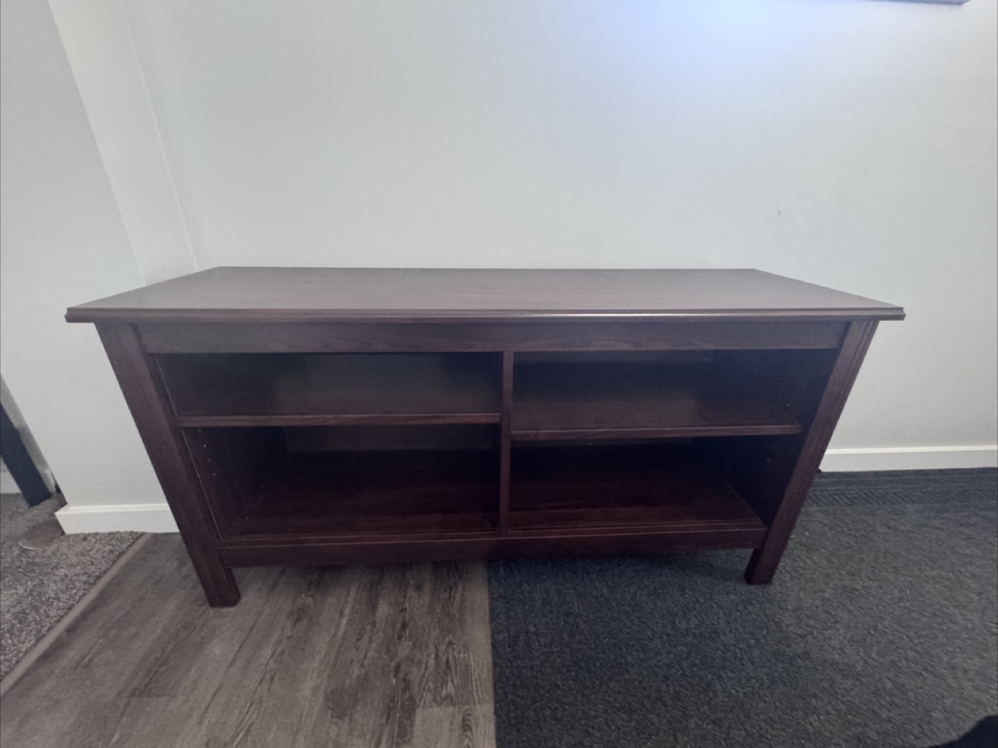 Dark Brown Wooden Media Console