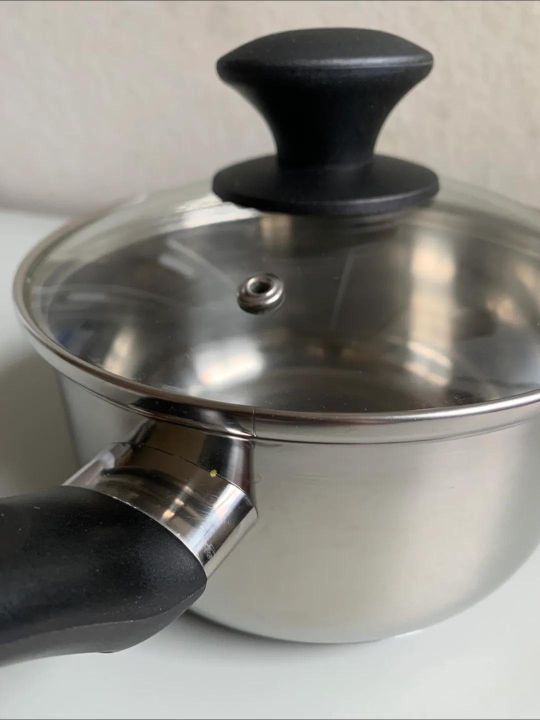 Stainless Steel(1.6L)1.7Qt Saucepan with lid image indicator(2)