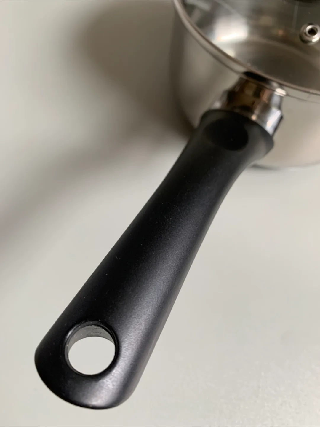 Stainless Steel(1.6L)1.7Qt Saucepan with lid image indicator(3)