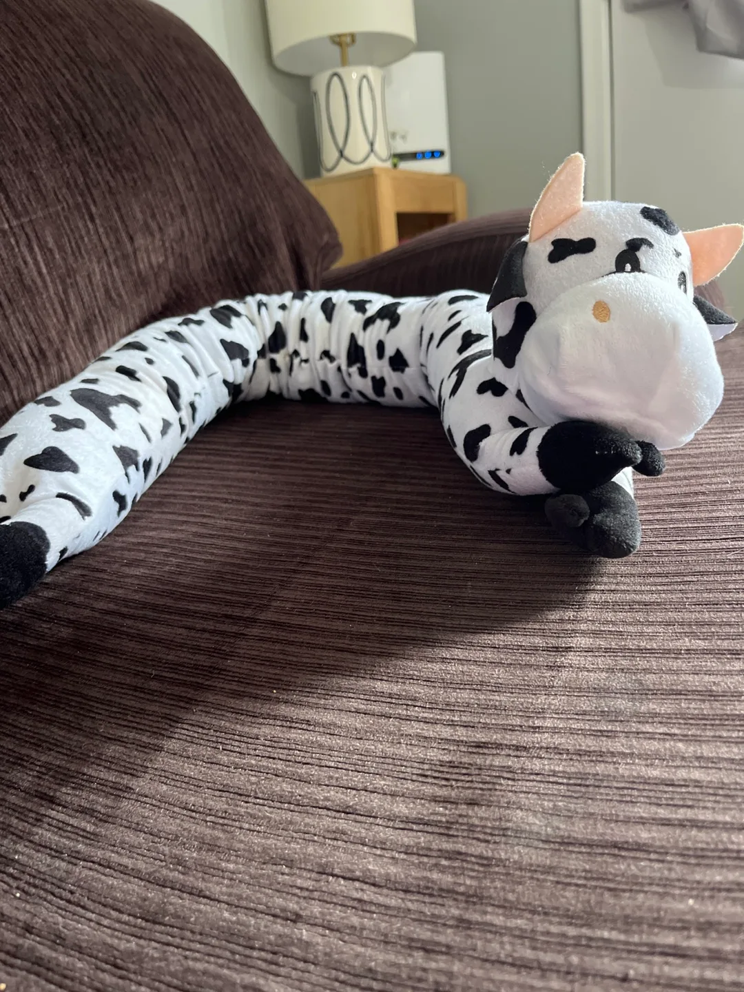 #freecycle Cow Shaped Stuffed Animal door stop thumbnail