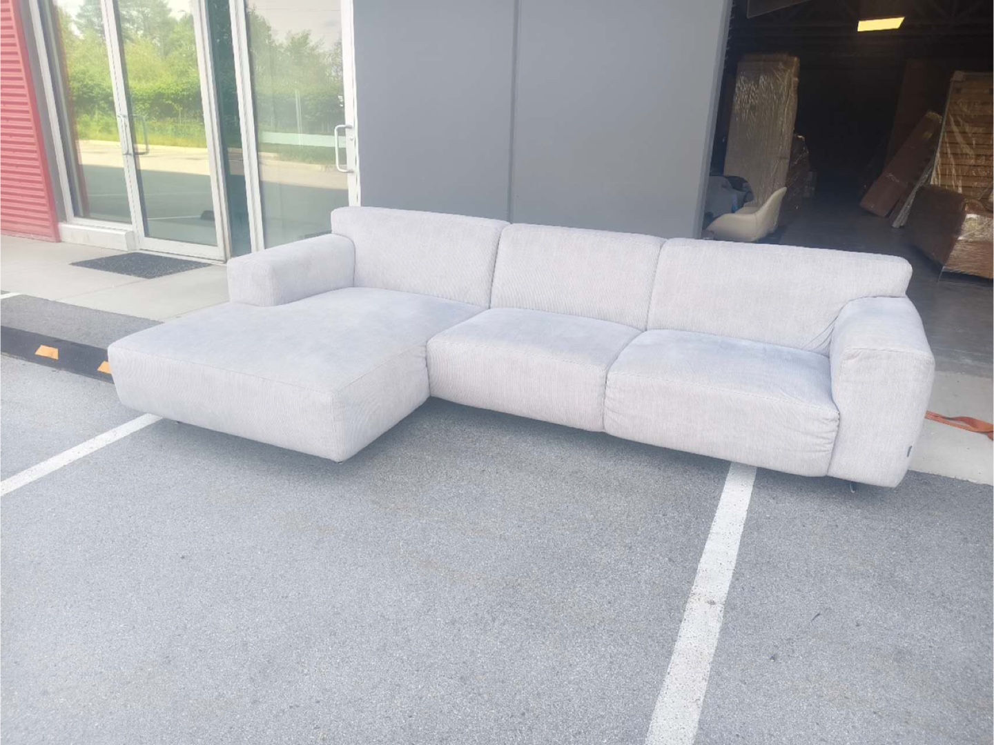 Furninova Grey Sectional Sofa