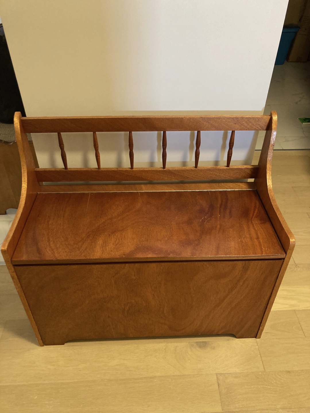 Wooden Toy Chest Bench