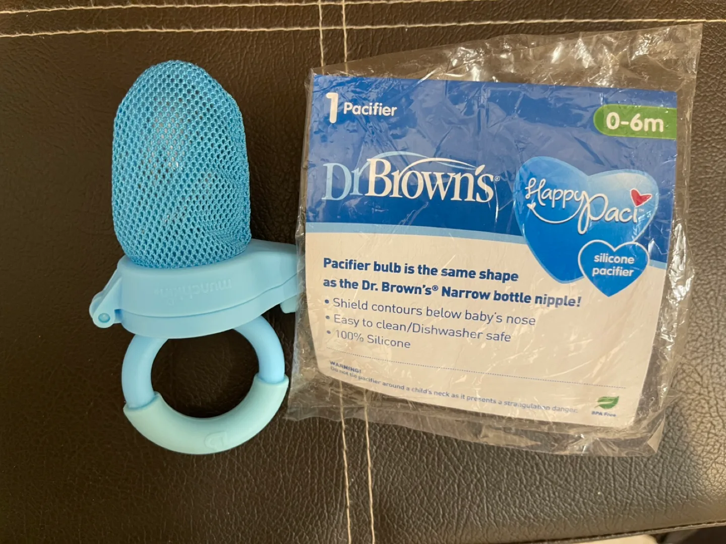#freecycle  Dr. Brown's HappyPac Silicone Pacifier 0-6 Months thumbnail