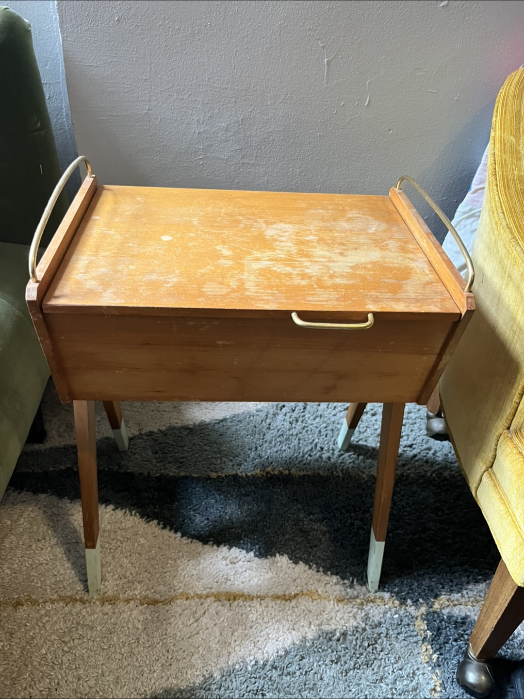 *MOVING SALE* Vintage Wooden Sewing Box/Craft Table