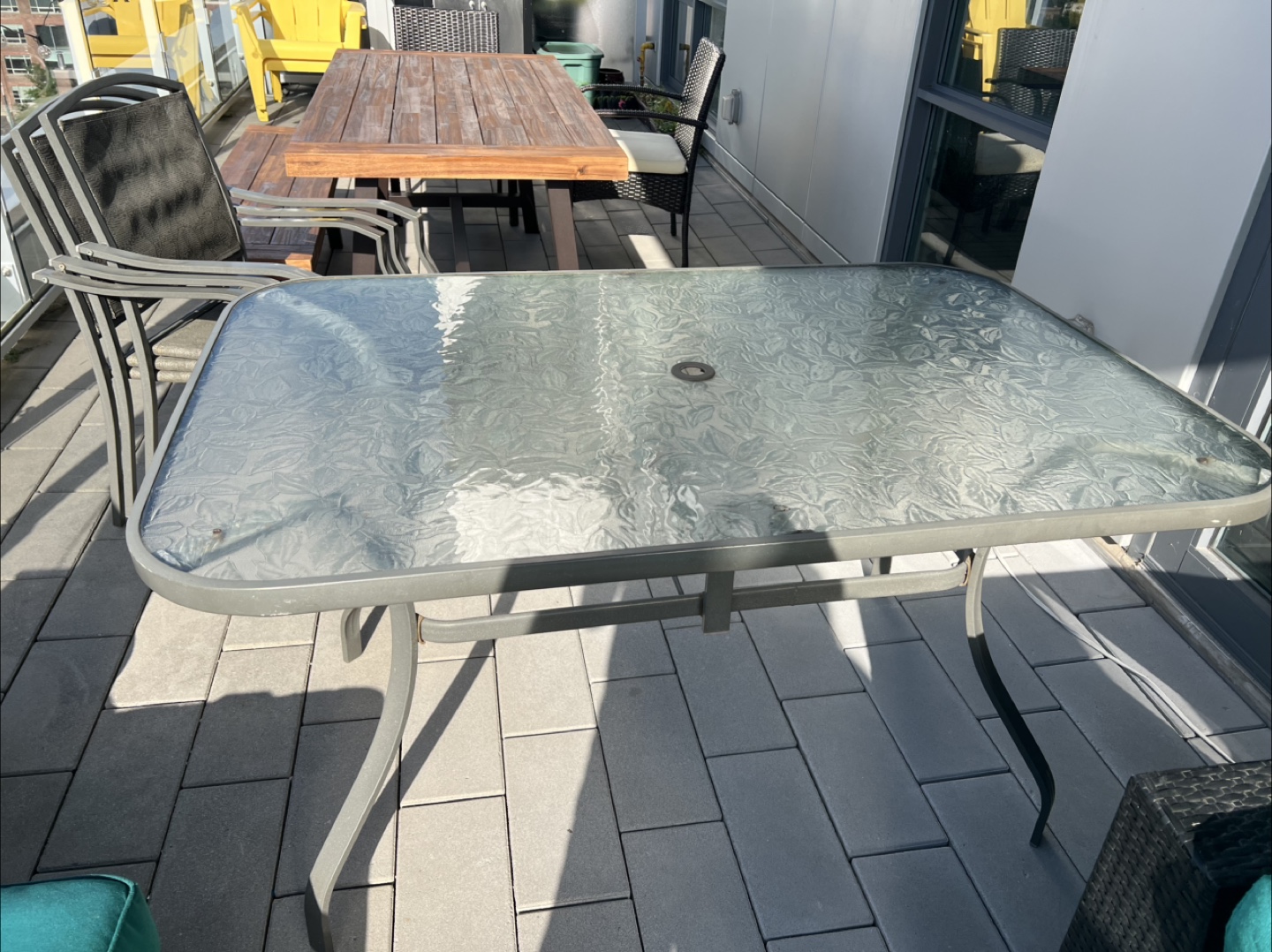 Outdoor Patio Set - Table and Three Chairs