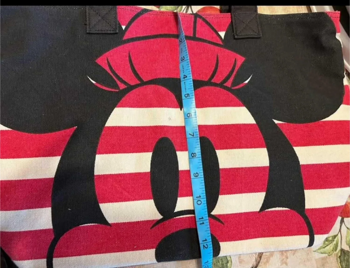 Disney Store Mickey & Minnie Mouse Canvas Tote Bag image indicator(3)