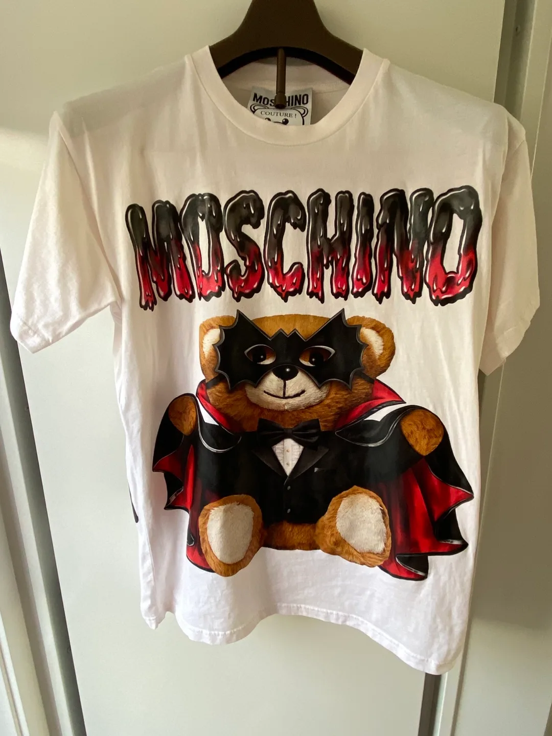 Moschino Couture! Kids T-Shirt Vampire Teddy Bear Graphic thumbnail