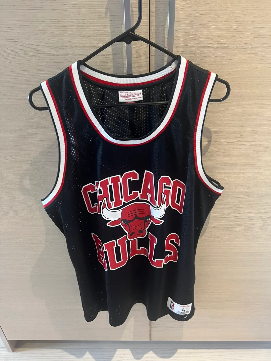 Mitchell & Ness Chicago Bulls Black Jersey Size Large thumbnail