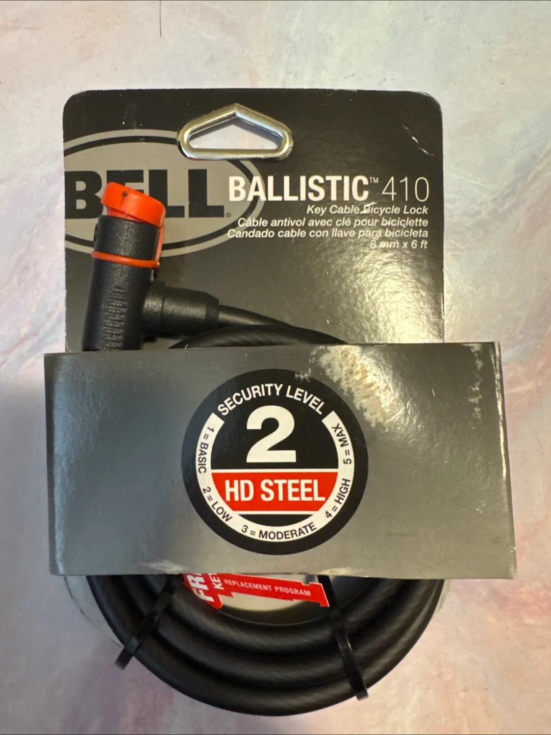 Bell Ballistic 410 Key Cable Bicycle Lock thumbnail