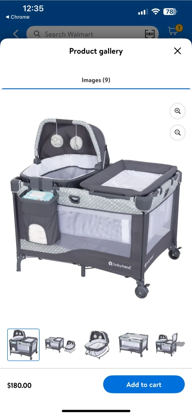 Baby Trend Expedition Playard with Bassinet image indicator(8)