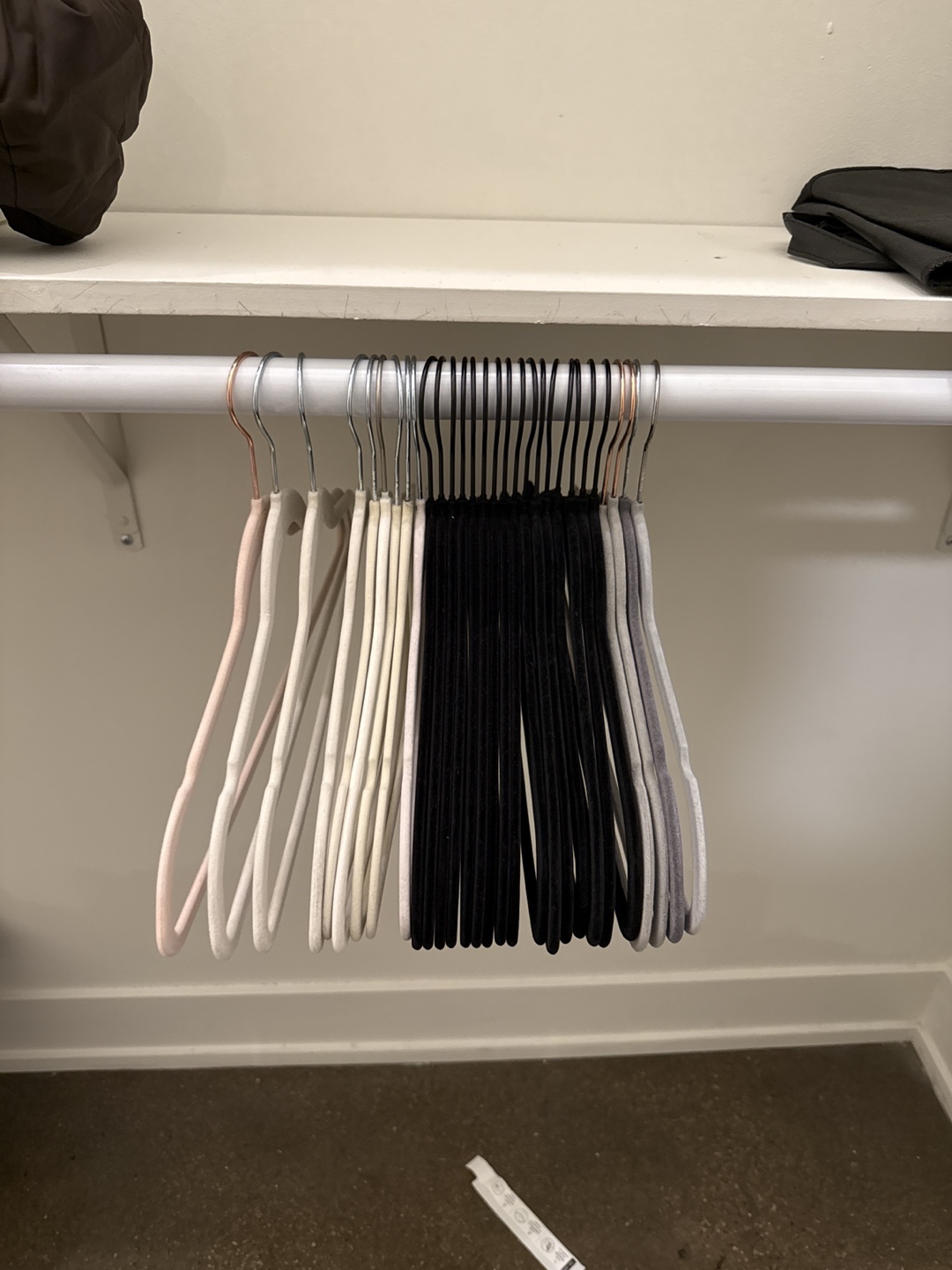 Velvet Hangers - Black, White, Gray