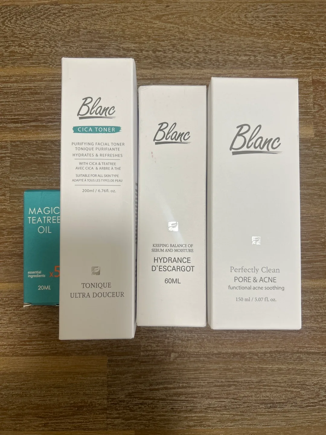 Blanc Nature Skincare Set - Toner, Serum, and Acne Treatment thumbnail