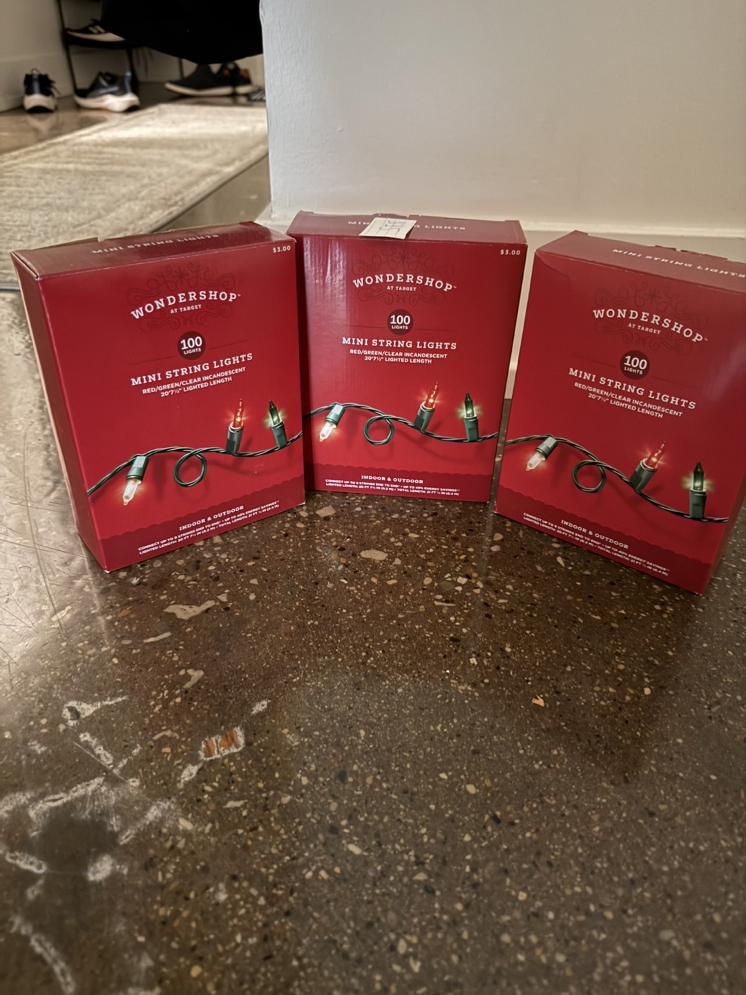 Three Boxes of Wondershop Mini String Lights