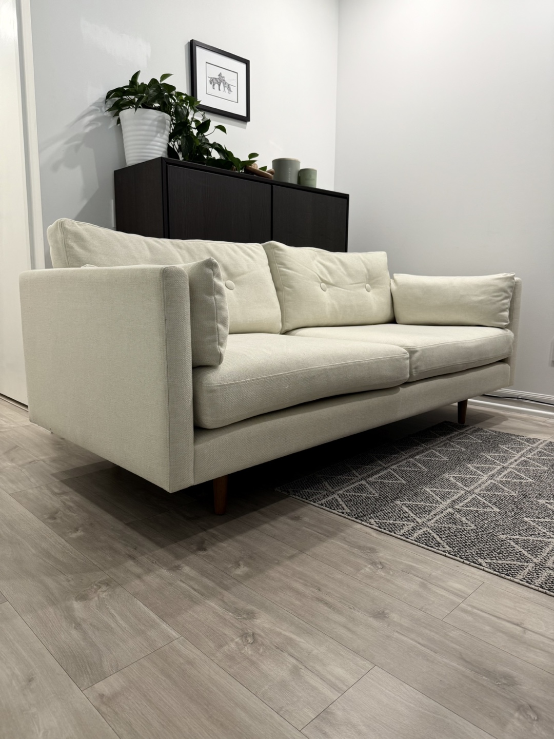 Article Anton 74" Loveseat - Limestone - photo 2