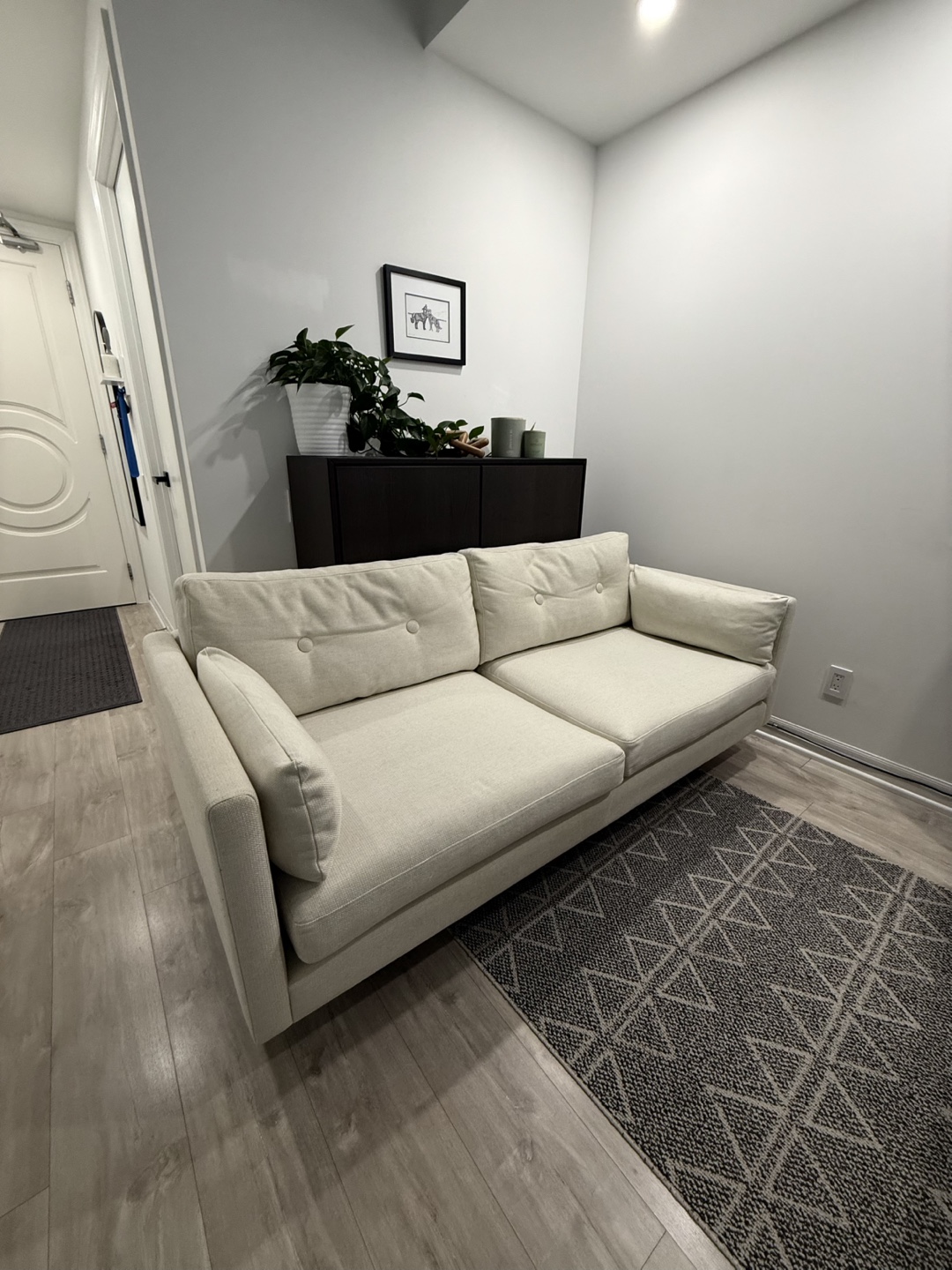 Article Anton 74" Loveseat - Limestone