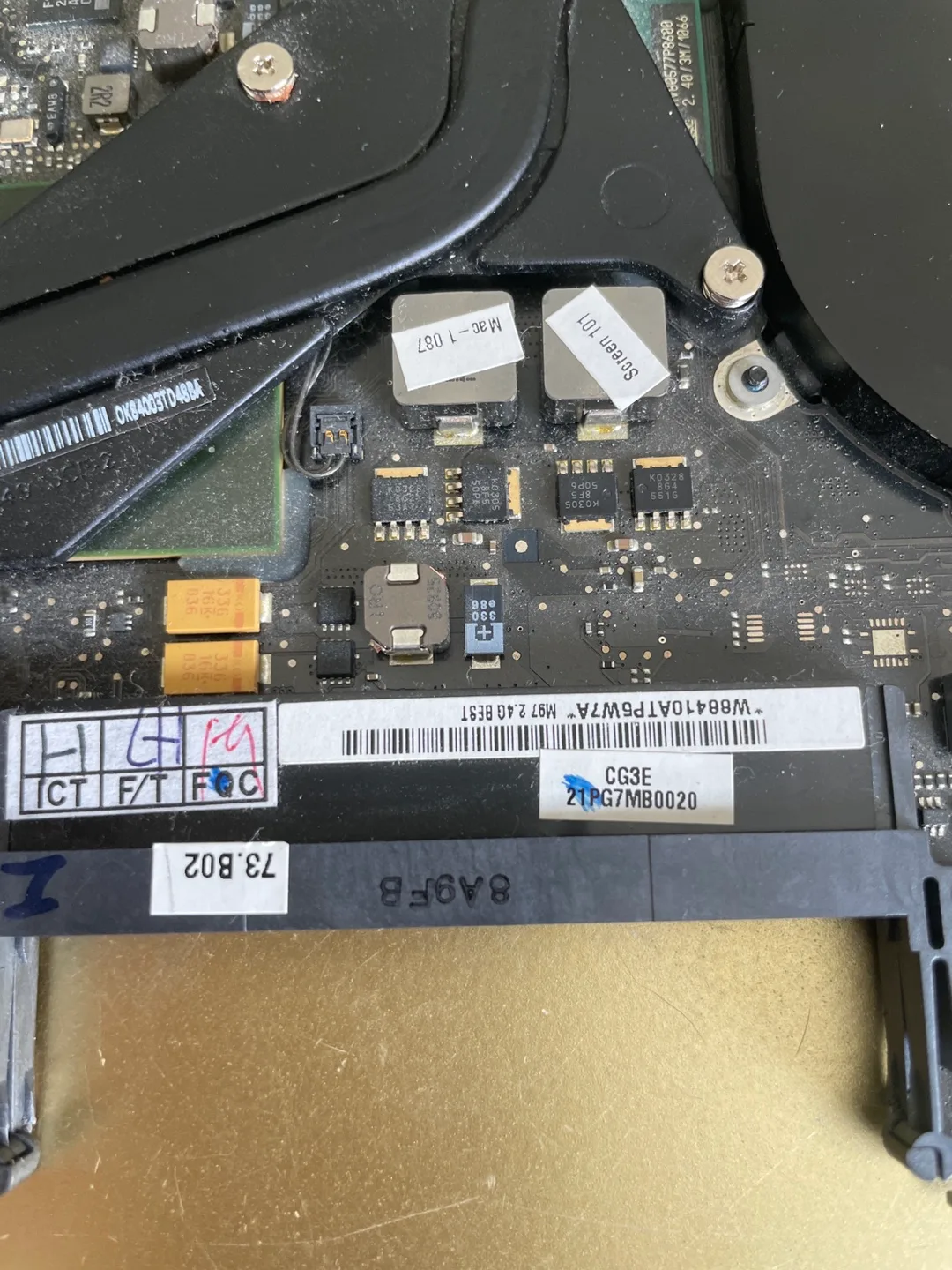 Apple MacBook Pro A1278 Logic Board image indicator(2)