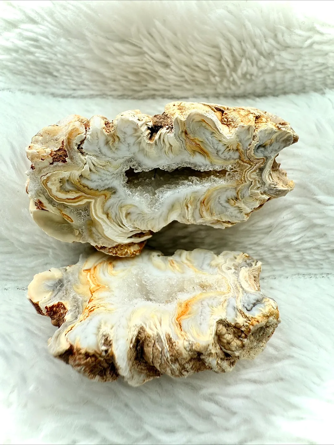 Rare Desert-Like Agate Geode – Pair image indicator(5)
