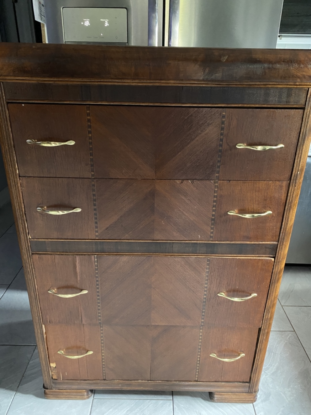 Vintage Wooden Chest of Drawers