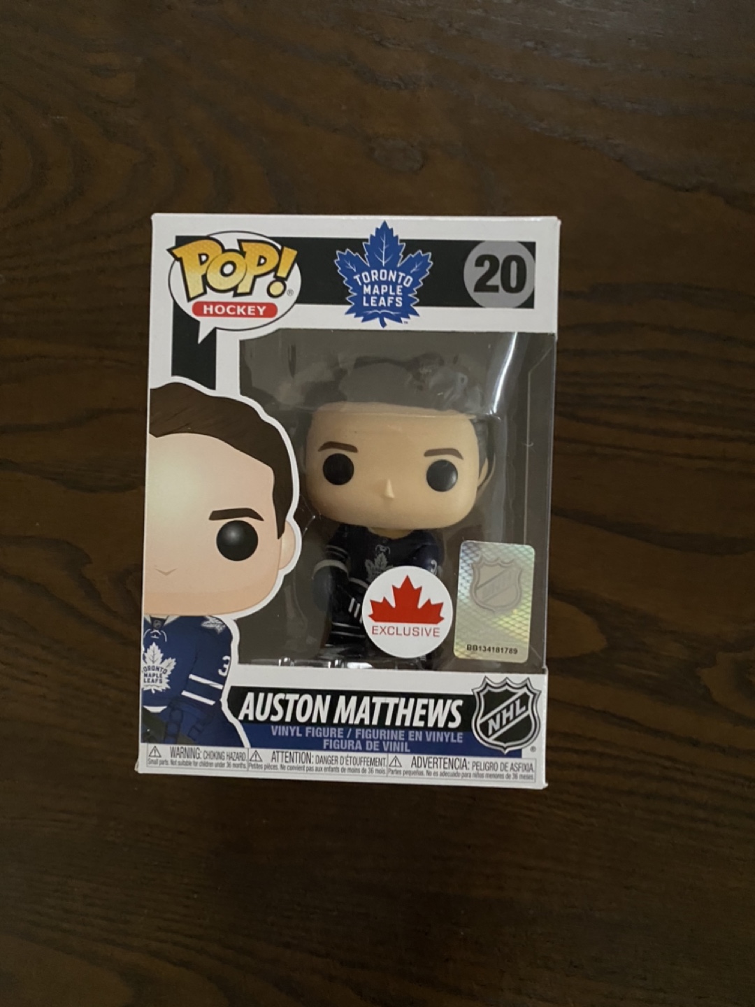 Auston Matthews Toronto Maple Leafs Pop! Vinyl Figure #20