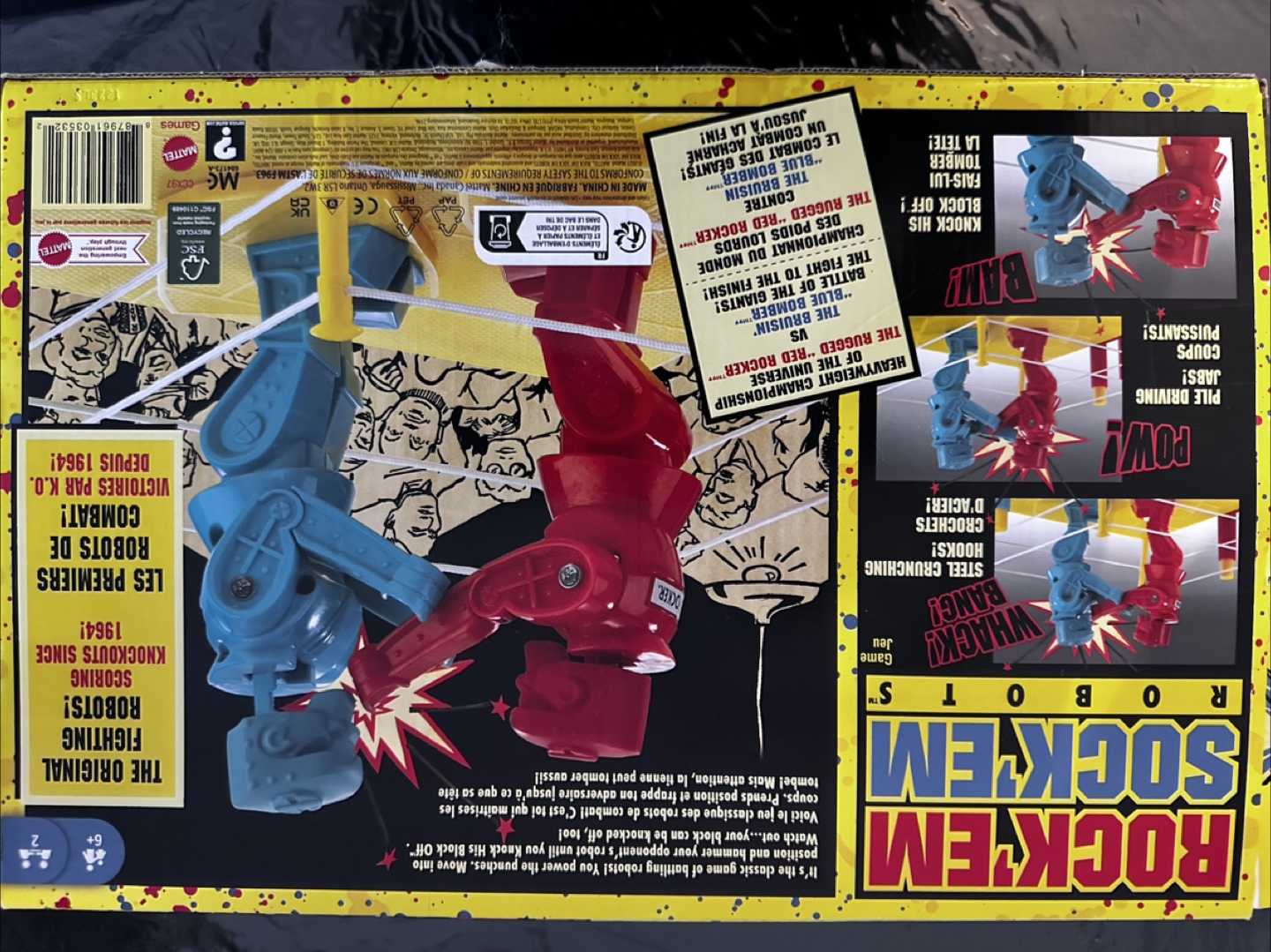 Vintage Rock'em Sock'em Robots Game - photo 2