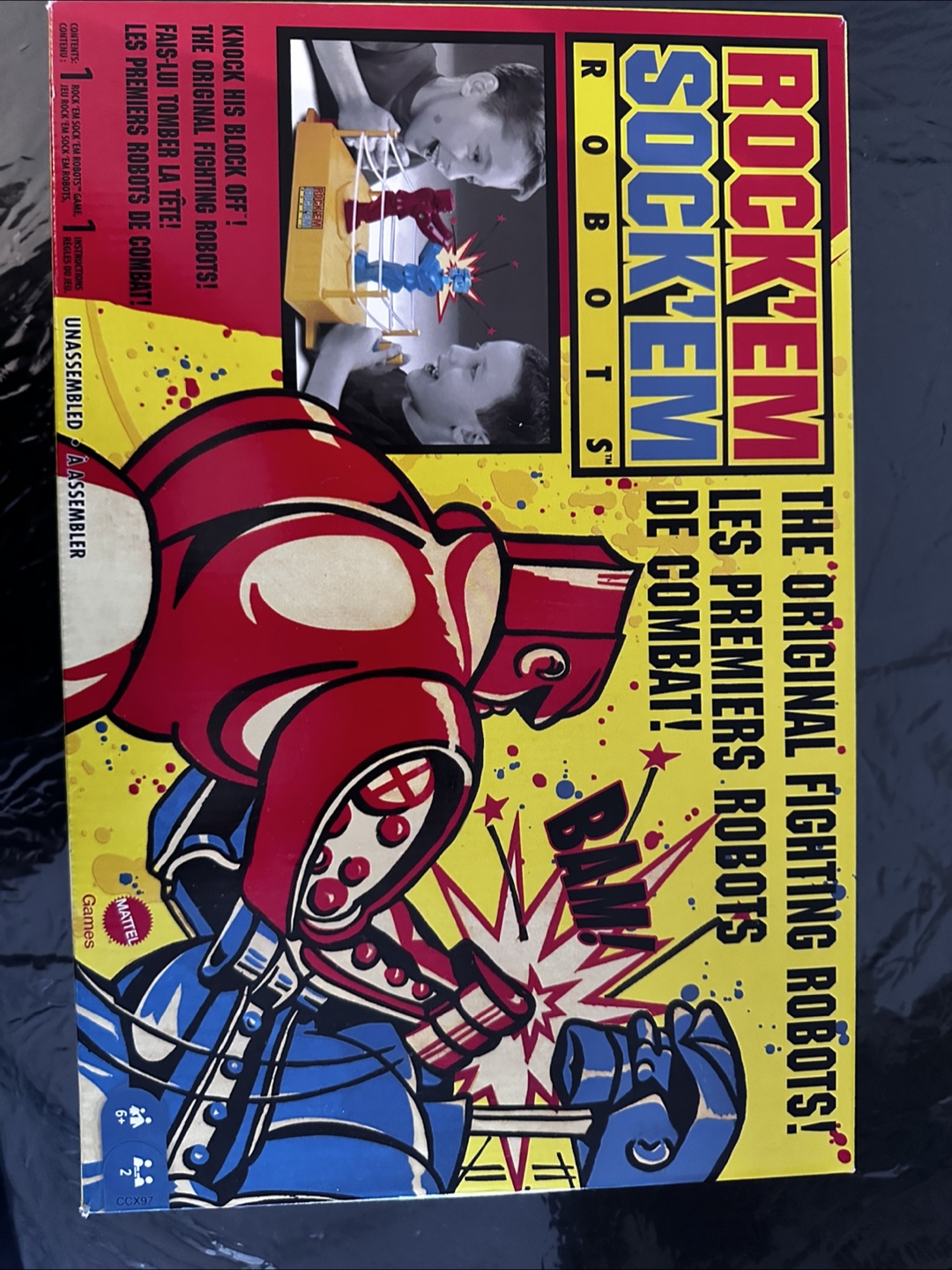 Vintage Rock'em Sock'em Robots Game