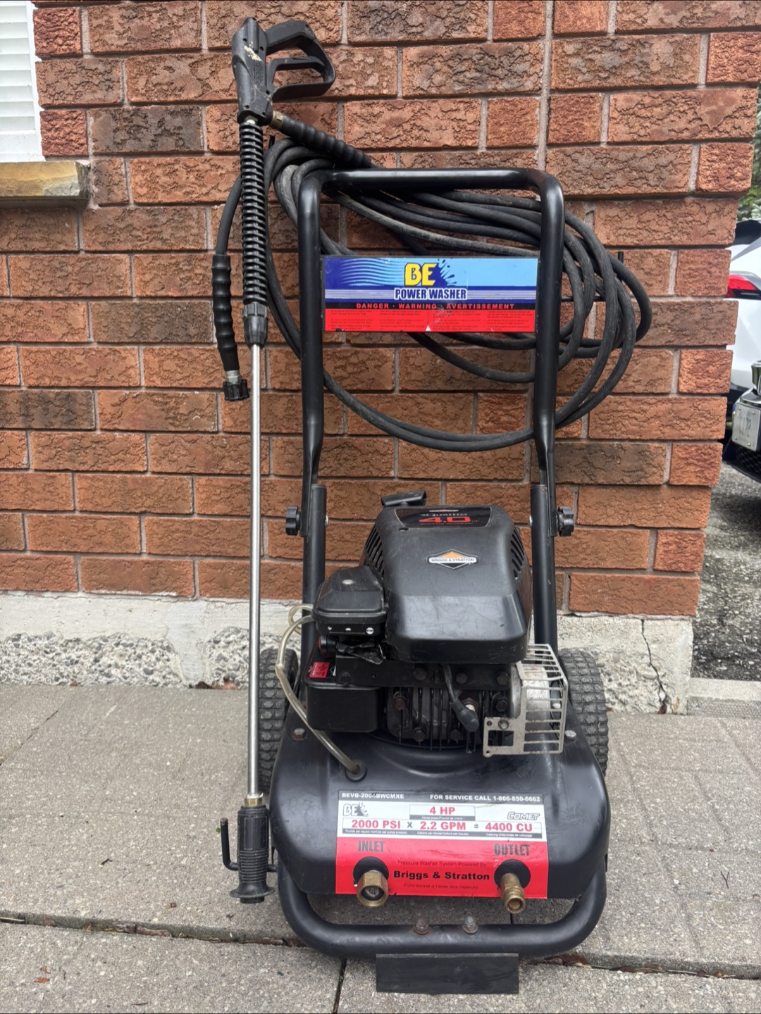 Briggs & Stratton Comet 4 HP Power Washer