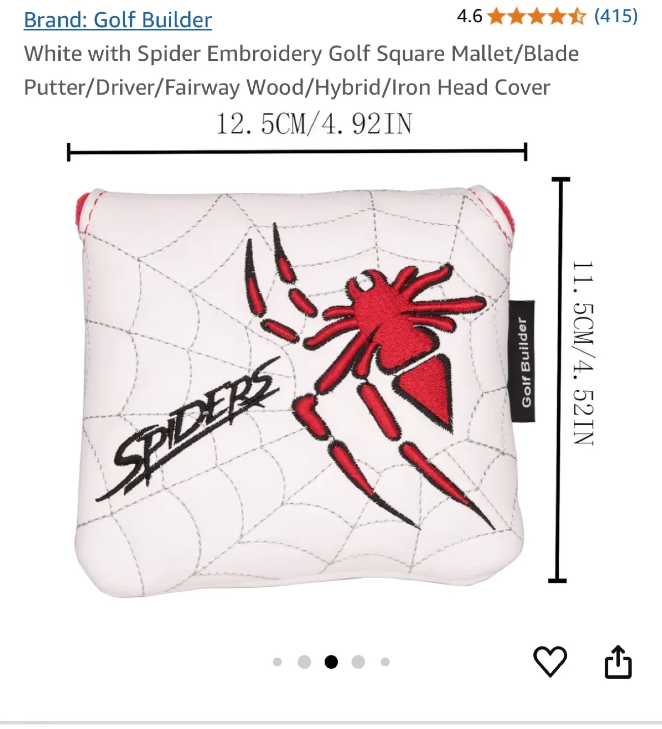 New Golf Square Mallet Putter Head Cover image indicator(2)