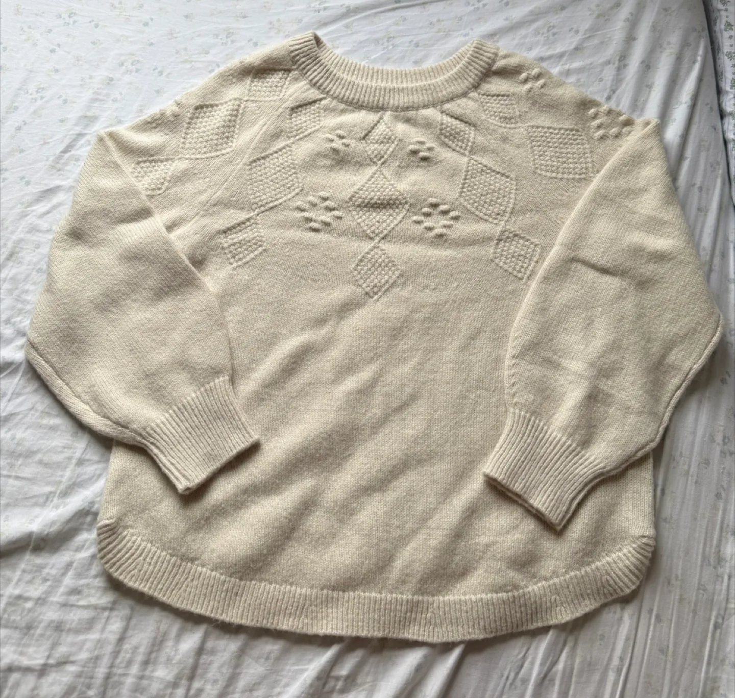 Pennman's Cream Knit Sweater - Size L/G thumbnail