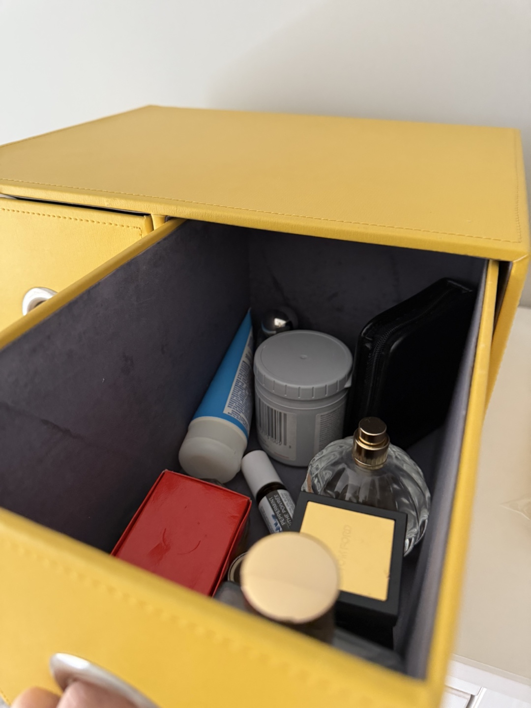 Mustard Yellow 2-Drawer Organizer - photo 2