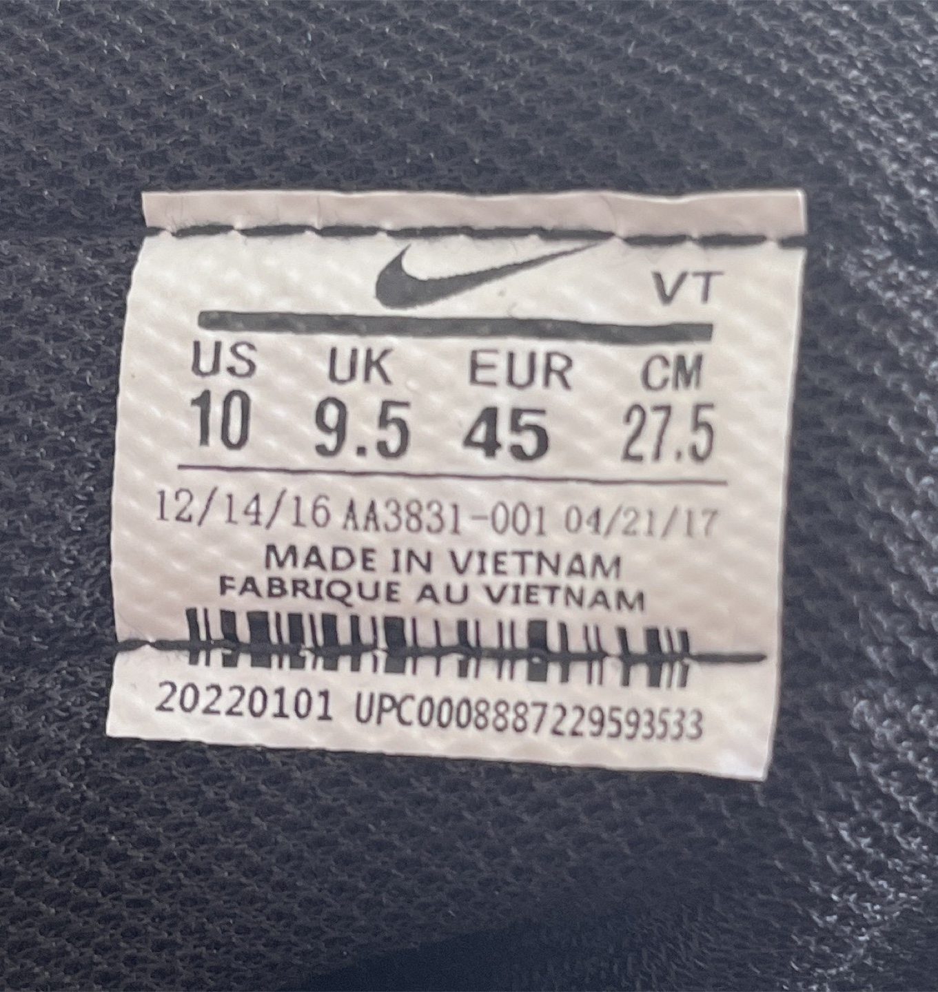 Nike Air Jordan 1 Mid Black White Men's Size 10 - photo 2