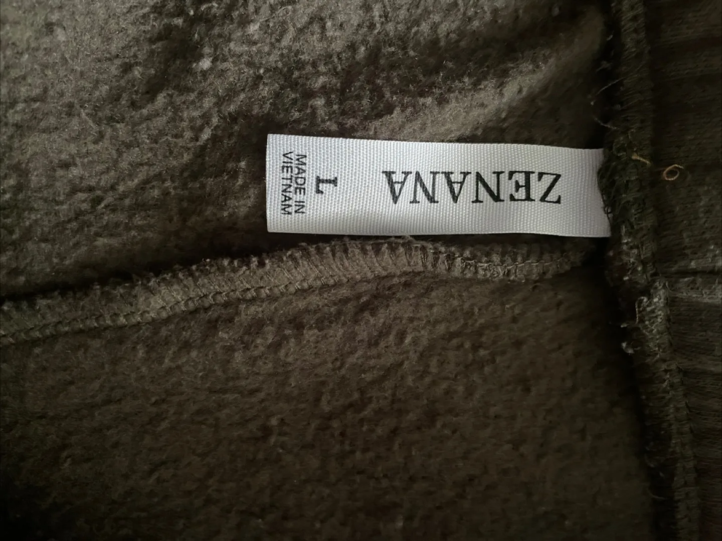 Zennana Women's Dark Olive Green Joggers - Size Large image indicator(2)