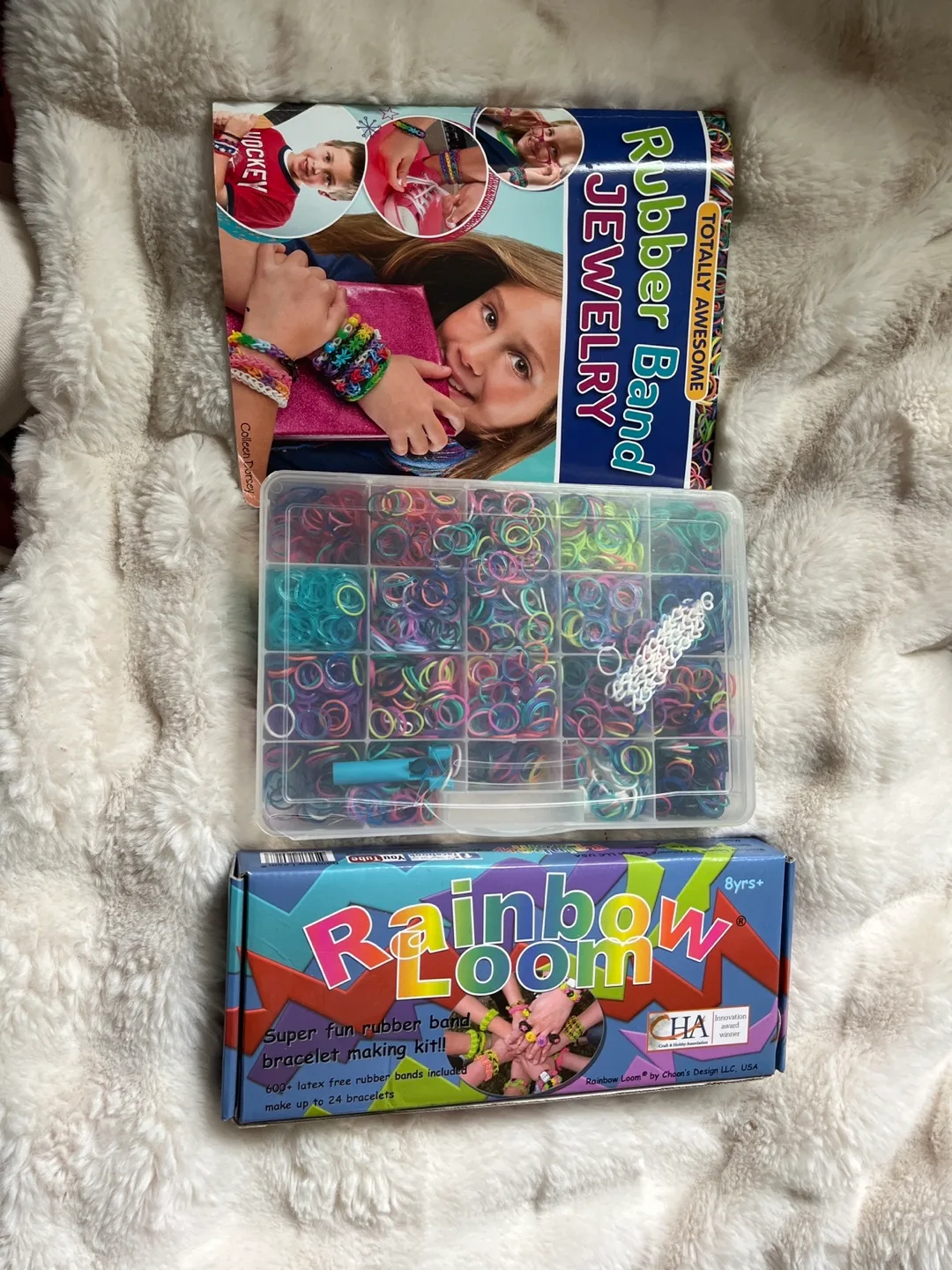 rainbow loom elastic bracelet kit thumbnail