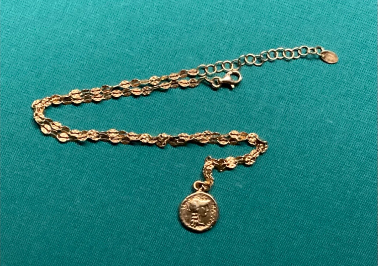 Gold Plated Silver Coin Necklace image indicator(4)