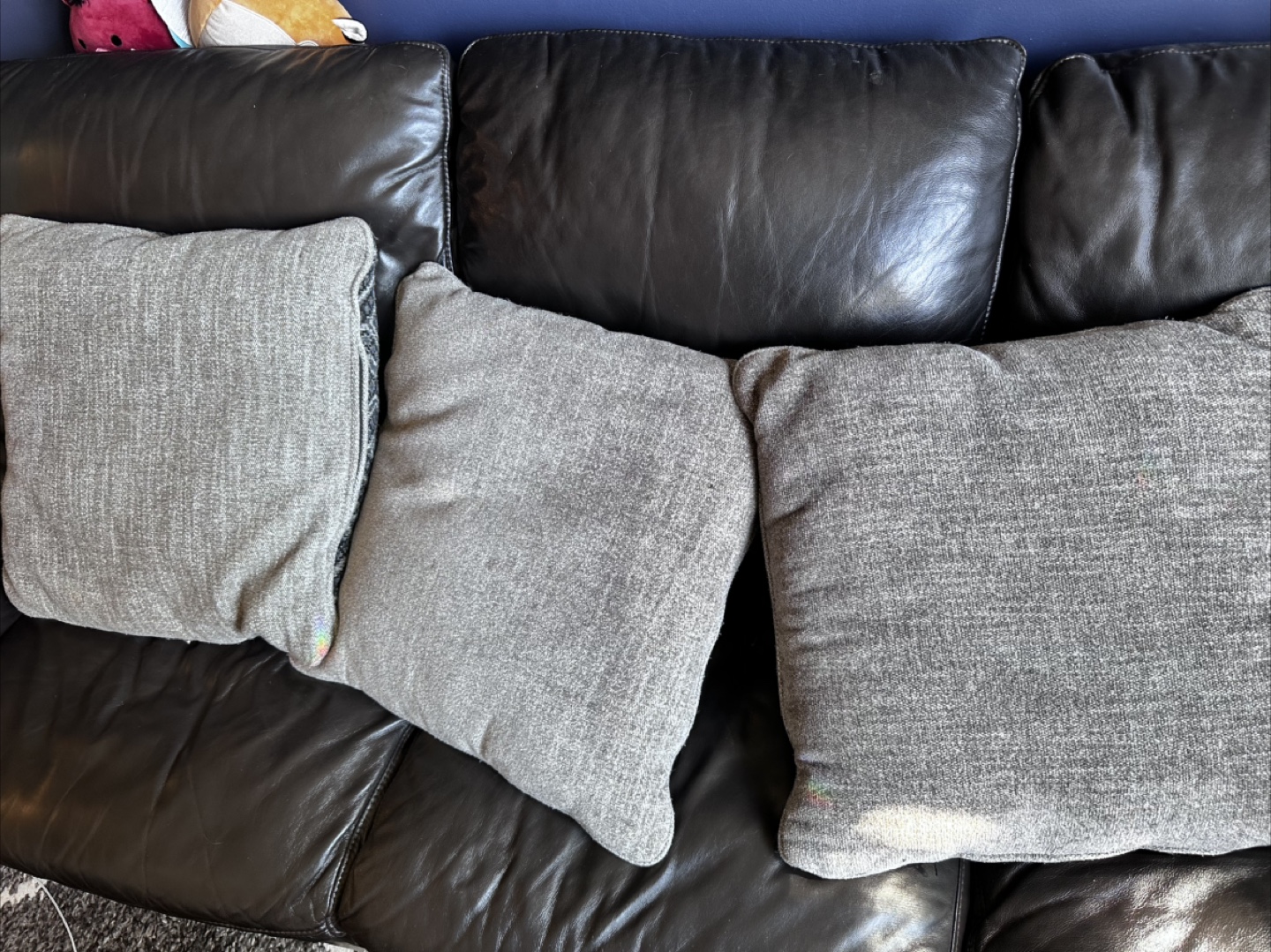 Set of 3 Reversible Decorative Throw Pillows
