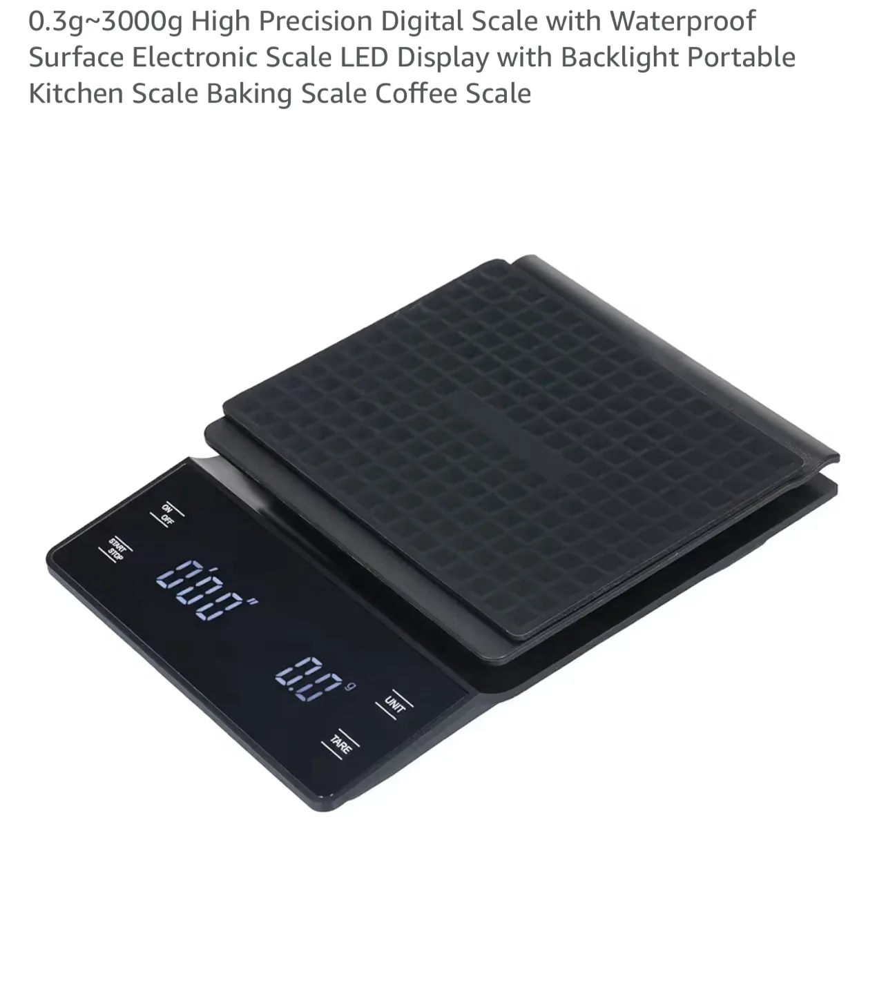 High Precision Digital Kitchen Scale - 0.3g-3000g thumbnail