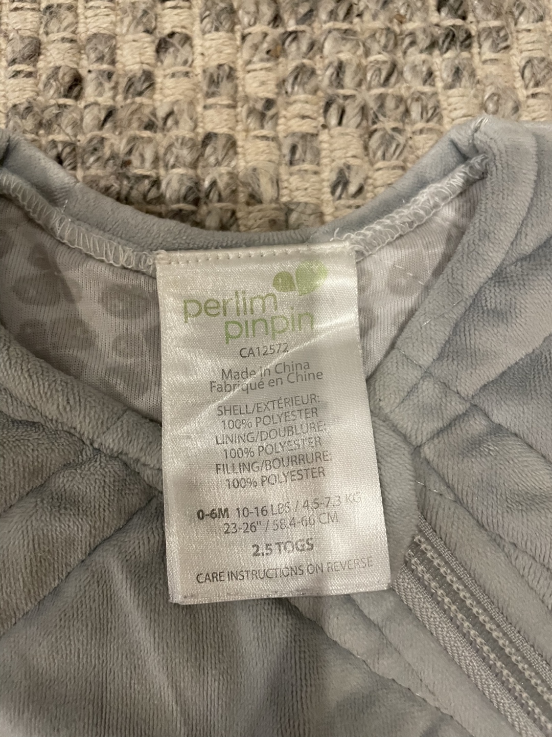 Perlimpinpin Sleep Sacks 2.5 Tog - 0 to 6 months - photo 4