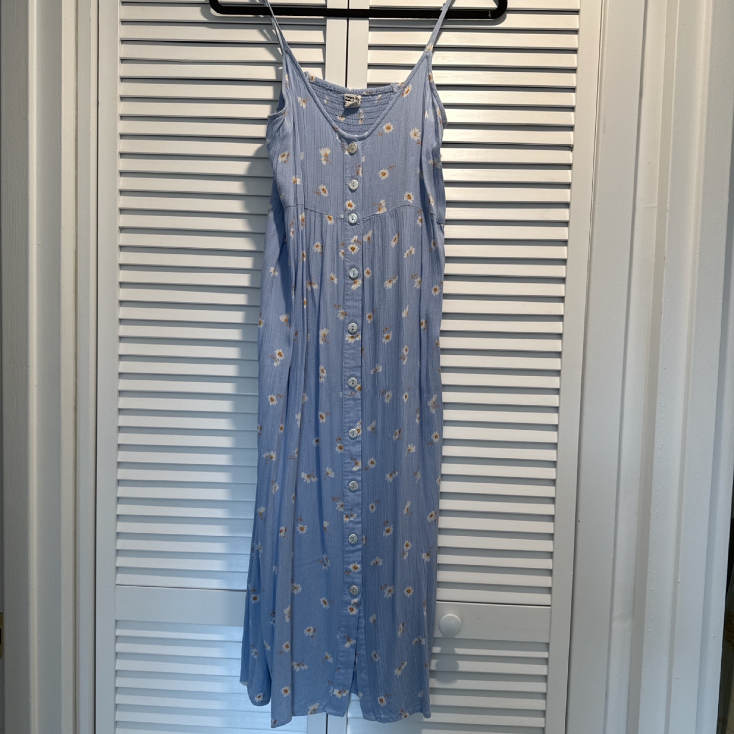 Billabong Light Blue Daisy Print Midi Dress - photo 4