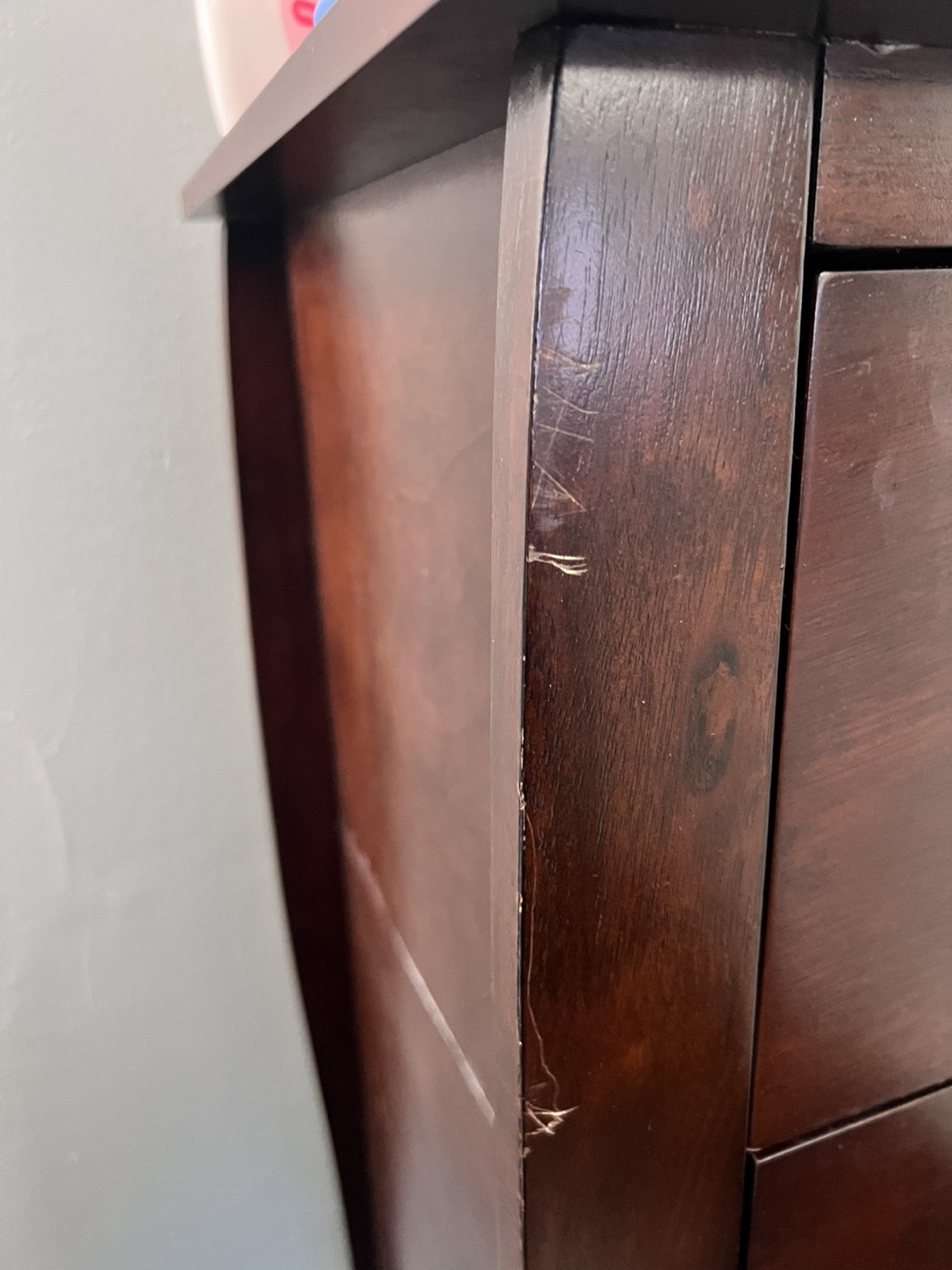 Dark Brown Wooden 5-Drawer CABINET - photo 2